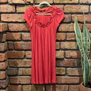 Sharagaro soft crew neck shift dress